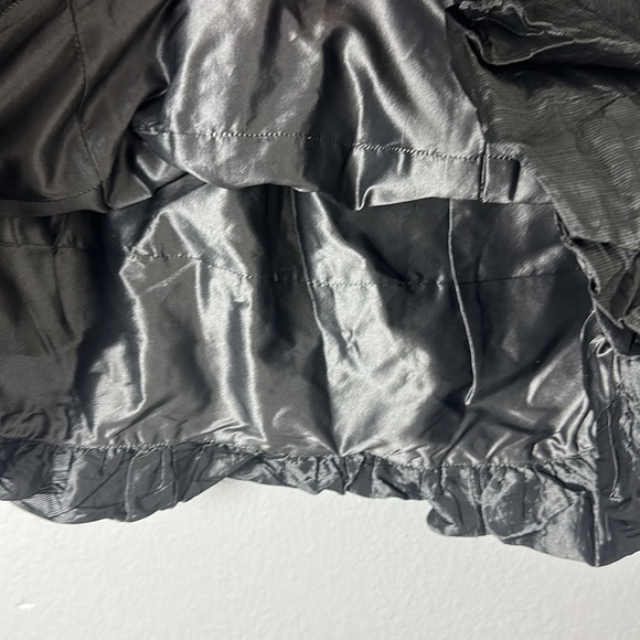 Ralph Lauren Black Label Metallic Silver Bubble Skirt - Picture 4 of 8